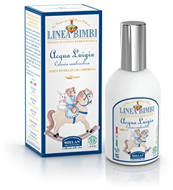 Helan, Linea Bimbi Bio - Eau de Cologne Bébé et Enfant - Parfum Bebe pour le Corps avec Vaporisateur Spray - Sans Alcool, avec Camomille - Eau de Cologne pour Bébés et Enfants, 100 ml - Made in Italy