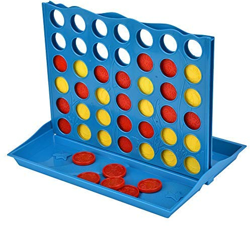 Tnfeeon Kids Line Up 4 Tabletop Spiel, Intelligenztraining 4 in Einer Reihe Schachbrett Eltern Kind Interaktives Spielzeug für Kinder