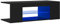 vidaXL Mobile Porta TV con Luci LED Nero 90x39x30 cm