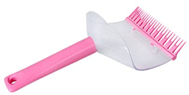 Bangs Cut Comb Plastic Hairstyle Trim Tool for Women Girls | Detachable for Cleaning, Groove Collects Cut Hair, Portable DIY Fringe Trim Clip