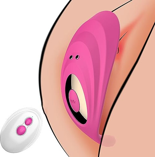 ChicLSQ Butterfly Vibrator mit Fernsteuerung für Sie Klitoris Vagina Tragbarer Mini Slip Vibratoren mit 10 Vibrationsmodi Leise Stark Stimulator Auflegevibrator Höschen Sexspielzeug für Frauen Paare