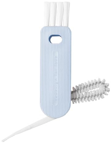 Cepillo para Tazas, Cepillo de Limpieza para Botellas de Agua, pequeño Cepillo de Limpieza 3 en 1, Cepillo Multifuncional para Limpieza de Juntas, Cepillo de Limpieza pequeño para Colgar