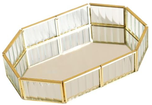 Cabilock Atemberaubender Organizer Für Hautpflegeprodukte – Kosmetik-parfümschale Mit Haltern – Perfekt Für Schmuck Kosmetik Und