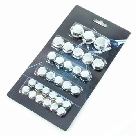 MOCALUX Bolzen Kappe Abdeckung Dekoration Für Für Svartpilen 250 401 Motorrad-Schrauben-Dekorationskappen-Set(Silber)