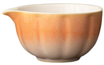 Gcljlmy Matcha Bowl Mixing Bowl disegnato a mano (arancione)