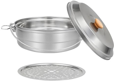 Pentole a vapore in acciaio inox 304 con coperchio per zuppa a vapore pentole da cucina pentole per verdure e zuppe