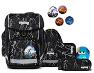 ergobag cubo Bundle Set ergonomischer Schulrucksack Klassisch 6-teilig 1. Klasse Grundschule