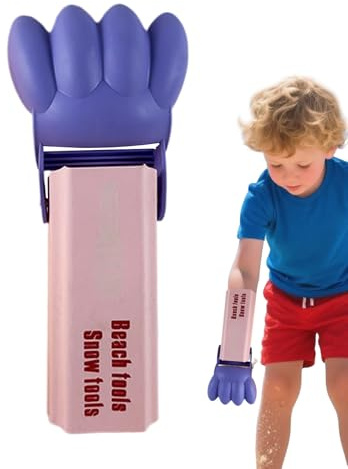 Ahuuen Baggerarm Sandspielzeug - Baggerarm Greifer Spielzeug - Sandgreifarm Spielzeug Für Draußenspiel Trainiert Griffkraft Echter Schneegreifer Für Kinder 3-12 Jahre