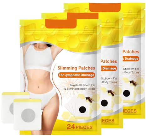 Abnehmen Patch, Slim Patch, Abnehmpflaster, Fettverbrennung am Bauch, Detox Schlankheitspflaster, 24 Stück Gewichtsverlust Aufkleber, Schnelles Abnehmen Nicht Reizend, für Männer und Frauen