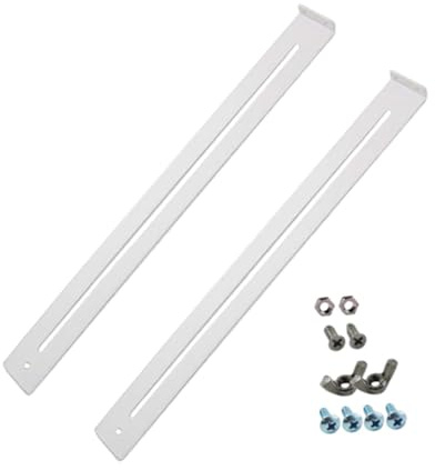 predolo Kit de Reparación de Cajones de Acero Reforzado (hágalo Usted Mismo) con Tornillos, Fácil Instalación, Accesorios para Muebles, Refuerzo Y Reparación, 2 Soportes