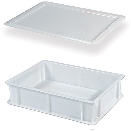 Caisse à pâtons + couvercle Genus Dei, dimensions 60 cm x 40 x H. 7 cm, modèle Service 60x40x7