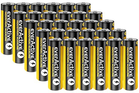 30 Stück Everactive Industrial Batterien Mignon AA 2700 mAh 1,5 V HR06 Alkaline