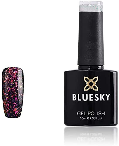 Bluesky Gel Nail Polish, Galaxy 02, Sunset On Mars, 10 ml Long Lasting, Chip Resistant, 10 ml (Requires Drying Under UV LED Lamp)