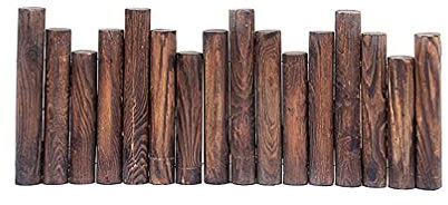Valla de jardín de Madera Mini, Rollo Resistente a la Intemperie Tablero de Valla de piquete Duradero para balcón al Aire Libre Decoración de Patio Delantero Marrón 96X40cm