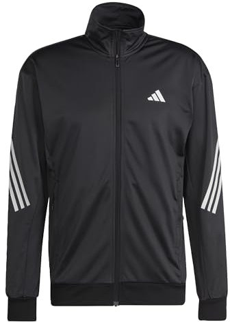 adidas Herren 3-Stripes Knit Tennis Jacket, Black, M