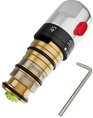 MORADO Cartuccia della valvola del miscelatore termostatico della doccia, sostituzione della cartuccia termostatica per il kit di riparazione del miscelatore della barra della doccia