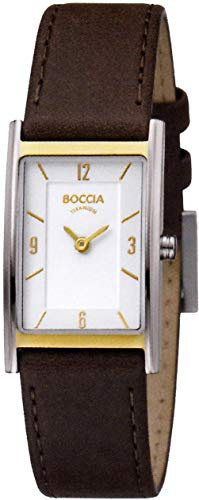 Boccia Damen-Armbanduhr Analog Quarz Leder 3212-06
