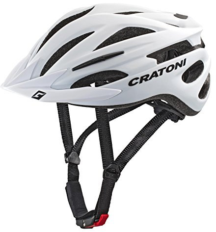 Cratoni Fahrradhelm Pacer MTB Gr. S/M 54-58cm matt weiß