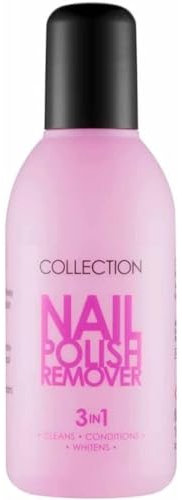 Collection Cosmetics 3-in-1 Nail Polish Remover, Cleans, Conditions and Whitens, 150ml