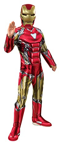 Rubies Official Avengers Endgame Iron Man, Deluxe barndräkt – medium, ålder 5–7, höjd 132 cm Halloween