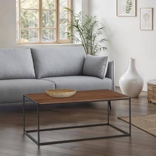 Julian Bowen Table basse Tribeca, effet noyer