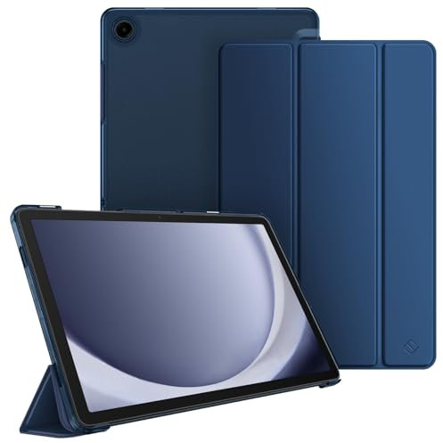 Fintie Hülle für Samsung Galaxy Tab A9 Plus 11 Zoll 2023, Ultradünn Schutzhülle mit Translucent Rückseite Cover mit Auto Schlaf/Wach Funktion für Samsung Tablet A9+ SM-X210/X216/X218, Dunkelblau