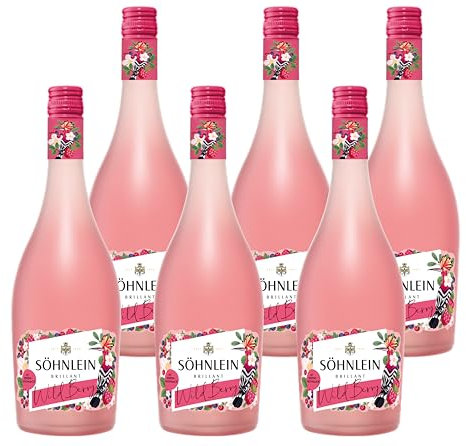 Söhnlein Brillant Sparkling Wild Berry (6 x 0,75l) fruchtige Alternative zu Sekt und Champagner; Sommerlich; angenehmen Duft und ausgewogenen Geschmack von roten Beeren