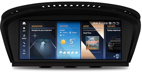 XTRONS 8.8 Zoll Android 13 Autoradio Qualcomm 662 Octa Core 4GB 64GB Multimedia Player Eingebautes Car Play Android Auto 4G Bluetooth WLAN GPS Optional OBD DAB TPMS Für BMW 3er E90 5er E60 CCC Ssystem