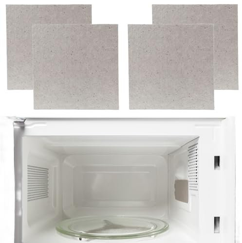 Protezione per Forno a Microonde in Mica,Piastra di Mica per Onde per Microonde,Forno a Microonde Piastre di Mica,Foglio Forno a Microonde Copertura di Guida d'Onda,per Forno a Microonde Protezione