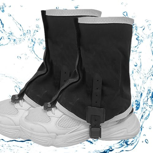 Beingamaschen | leichte, wasserdichte Knöchelgamaschen – Wandergamaschen für Schnee, Trailrunning, Wandern, Walking, Skifahren, niedrige Gamaschen für Damen und Herren