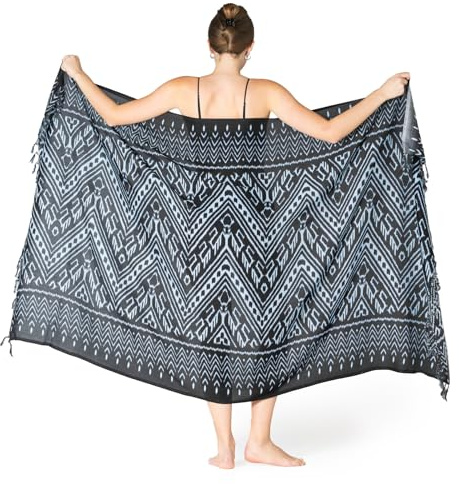 PANASIAM Sarong KIOWA, black, L