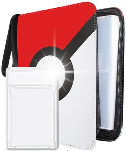 ProTecnika® Album Raccoglitore Professionale Carte Collezionabili - Custodia Acrilico PSA inclusa - Bustine Carte Sideload - Antipolvere e Impermeabile - Idea Regalo