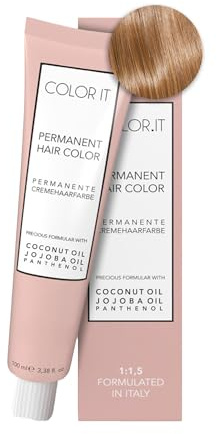 COLOR.IT by BM - Permanente Haarfarbe in Salonqualität, 100ml (8.3 Hellblond Gold, 1er Pack)