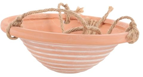 POPETPOP hängender Pflanzentopf Dekoration im Freien Terrakotta-Wandpflanzgefäße Kanten doniczki do kwiatow do salonu pflanzregale Indoor Blumentopfhalter Pflanzgefäße für den Garten Ton