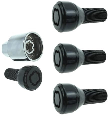 CLWYWUL Auto Radbolzen radschrauben Kompatibel Mit E71 2008-2014 Achsreifenschrauben Stahlschrauben Autozubehör-Nabenschrauben Auto-Radschrauben OEM: 36136782987 36136779693