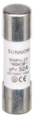 LZIKKGKI Fusible cerámico cilíndrico de 10 x 38, 1000 V CC, 1 A, 2 A, 3 A, 4 A, 5 A, 6 A, 8 A, 10 A, 12 A, 15 A, 16 A, 20 A, 25 A, 30 A(30A)