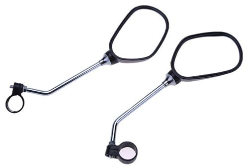 BUBEFSKD 1 Paio Biciclette Specchietto Retrovisore Girevole A 360 Gradi Antiriflesso Per Mountain Bike Scooter Facile Installazione Manubrio Specchi