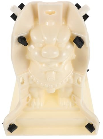 SHINEOFI Stampo per Figura Decorativa di Leone in Cemento e Gesso, per Statue da Giardino e Ornamenti di Recinzione Esterni Dettagli Scolpiti