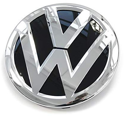 Volkswagen 3G0853601BDPJ Emblem vorn Kühlergrill Emblem Logo chrom schwarz, ohne Front Assist