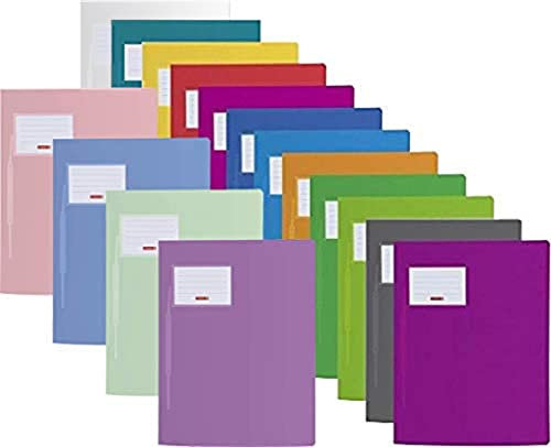 Brunnen | 12 + 4 Schnellhefter FACT!pp (A4, aus transluzentem PP, mit Namensschild, mit Einstecktasche innen) 12 Grundfarben + 4 Pastellfarben