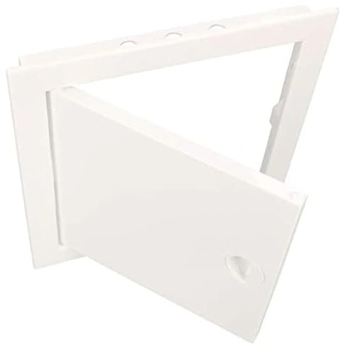 KOTARBAU Revisionsdörr 15 x 30 cm, alla storlekar, plast, ABS, inspektionsdörr, vit, underhållslåda, snäppstängning, avtagbar vägg/tak/golv, robust öppning, enhetlig.