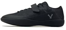 VELAASA Steine, Wurfschuh, Diskuswurfschuhe für Damen und Herren, Shotput- und Speerschuhe, zum Laufen, Leichtathletikausrüstung, Trainingsausrüstung, Schwarz, 45
