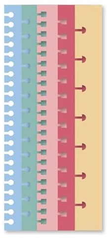 Craftelier - Set mit Bindekanten für Scrapbooking, Basteln und Kartenherstellung, geeignet für verschiedene Materialien, Größe: 16,2 x 0,8 cm bis 16,8 x 0,8 cm