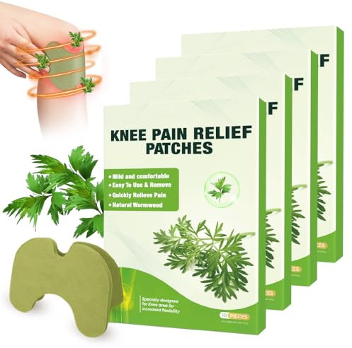 CLIUNT 40pcs Pain Relief Patches, Knee Pain Relief Patches, Knee Patches for Pain Relief for Arthritis, Relieves Muscle Soreness in Knee, Neck, Shoulder