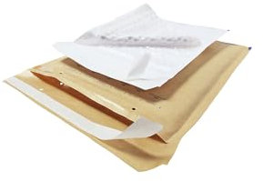 kaiserkraft | Versandtasche aroFOL® | Recyclingpapier mit Luftpolsterschutz | LxB 455 x 320 mm | braun | VE 100 Stk