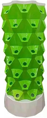 XENITE Hydroponics Tower, Hydroponics Growing System, Aquaponics Grow System, Aeroponics Growing Kit for Herbs, Fruits and Vegetables with Hydrating Pump, Timer, Adapter, Seeding