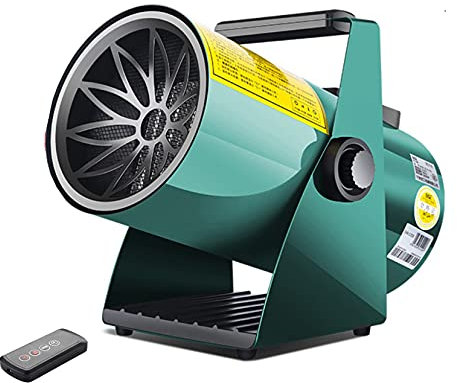 Riscaldatore industriale con ventola, riscaldatore elettrico per impieghi gravosi da 3 kW 220 V indipendente con protezione da surriscaldamento, portatile per bagno, soggiorno, hotel, serra, fattori