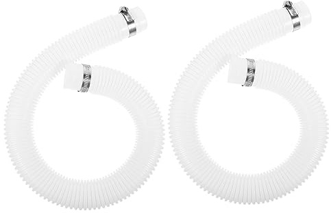 POPETPOP Manguera De Piscina De Repuesto Para Bomba y Filtro Compatible Piscinas Inflables 300-1000 Galones Doble Tubo Cuerdas Flexible y Duradera Para Mantenimiento
