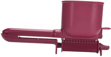 Oshhni Color de cabello Mezcla tazón de tinte tazón tazón multipropósito de barbería, Rojo