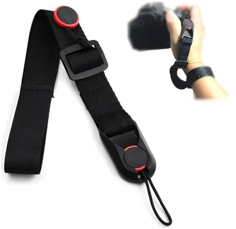 COYUN 1 pcs Correa de Cámara Ajustable de Mano para Cámara, Correa muñeca camara con hebilla de liberación rápida, Correa de Muñeca para Cámara, Nailon Cámara Correa de mano, Correa Camara Ajustable